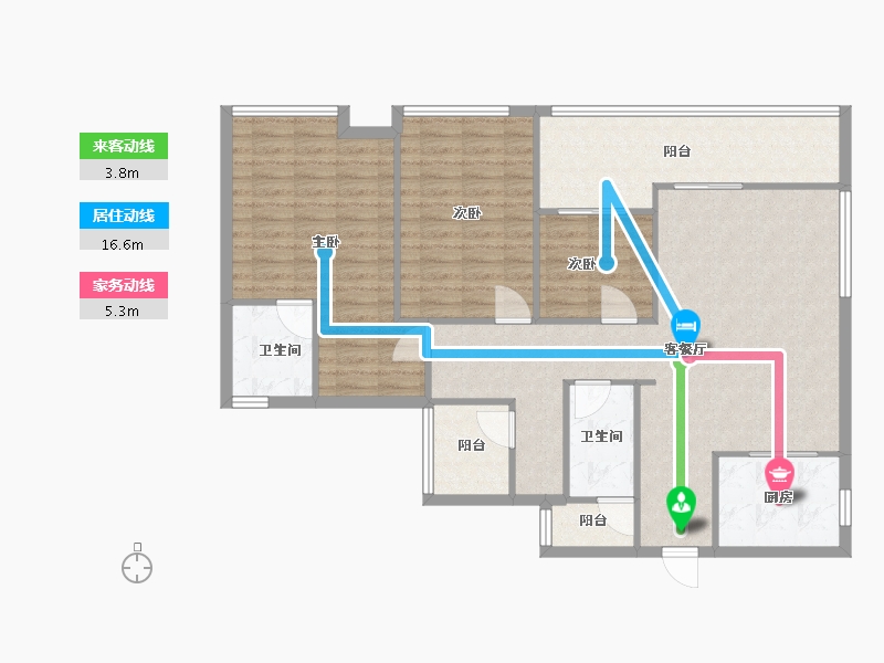 广东省-广州市-美的江上法启-112.00-户型库-动静线