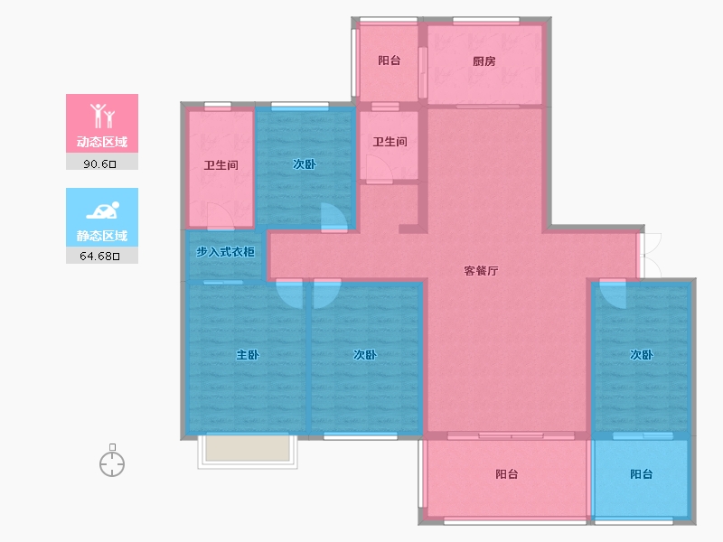 山东省-日照市-安泰名筑-140.00-户型库-动静分区