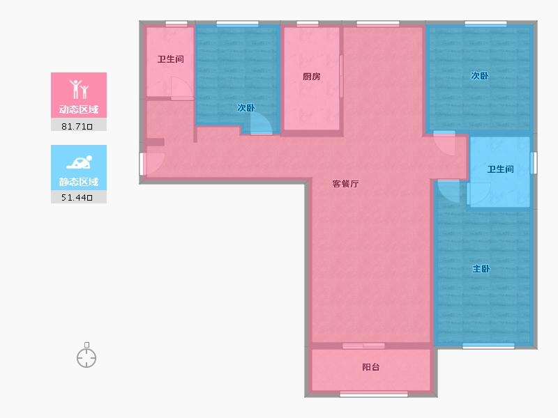 山西省-晋城市-未知-120.00-户型库-动静分区