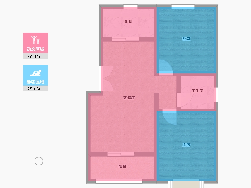 河北省-石家庄市-玖筑翰府-66.00-户型库-动静分区