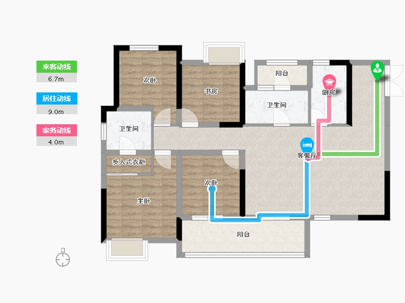 四川省-成都市-川发天府上城-101.71-户型库-动静线