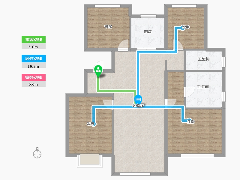 北京-北京市-和锦诚园-114.41-户型库-动静线