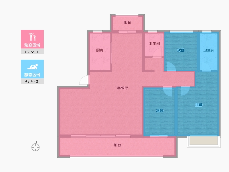 河南省-周口市-忆江南-114.03-户型库-动静分区