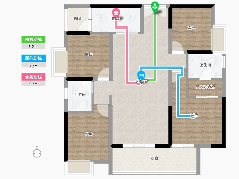 四川省-成都市-川发天府上城-99.04-户型库-动静线