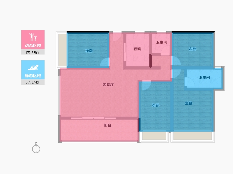 广东省-广州市-五矿招商江天际-108.35-户型库-动静分区