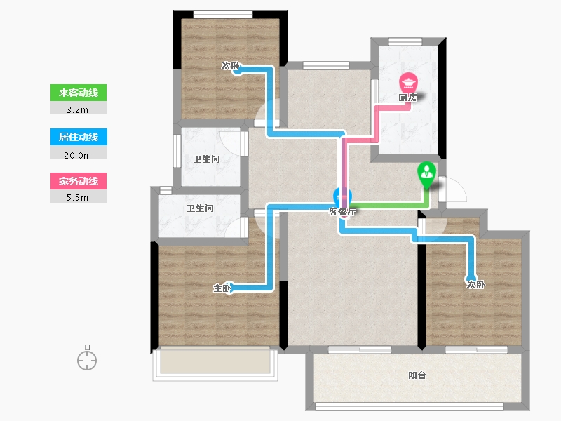 山东省-济南市-新鸥鹏教育城-93.11-户型库-动静线