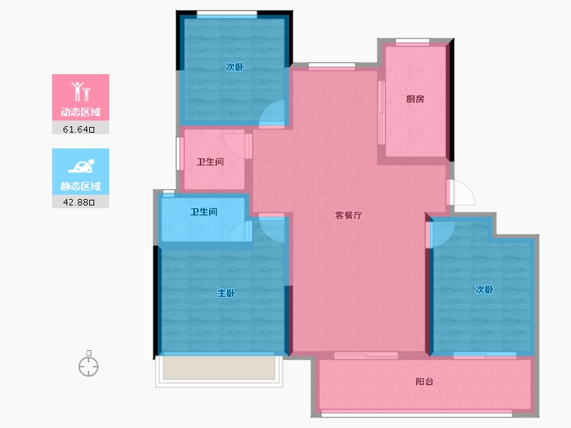 山东省-济南市-新鸥鹏教育城-93.11-户型库-动静分区