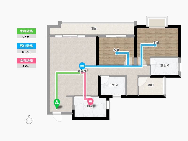 广东省-广州市-美的江上法启-79.01-户型库-动静线