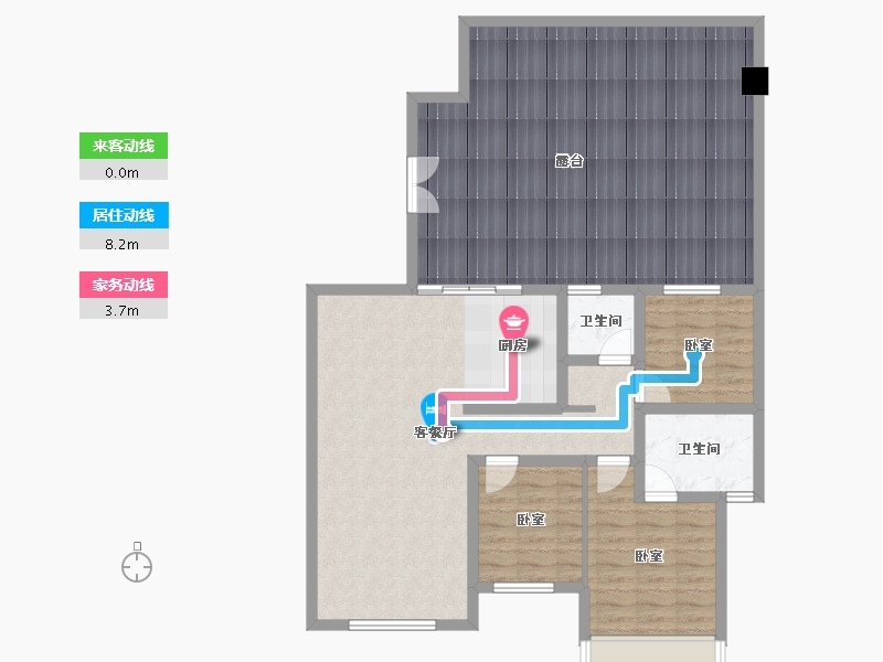 贵州省-六盘水市-大林城-123.41-户型库-动静线