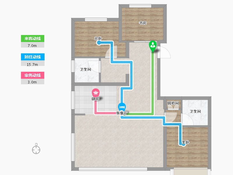 北京-北京市-中铁兴创逸境-92.00-户型库-动静线