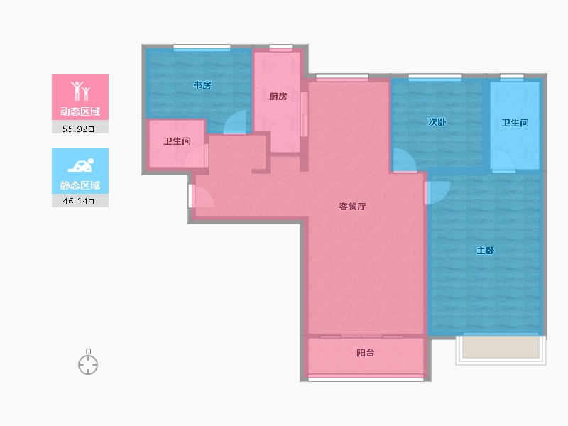 天津-天津市-合生京津新城.-92.00-户型库-动静分区