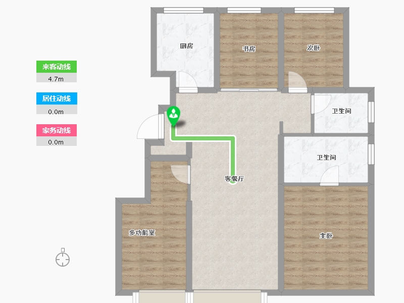 北京-北京市-中建学府印悦-96.72-户型库-动静线