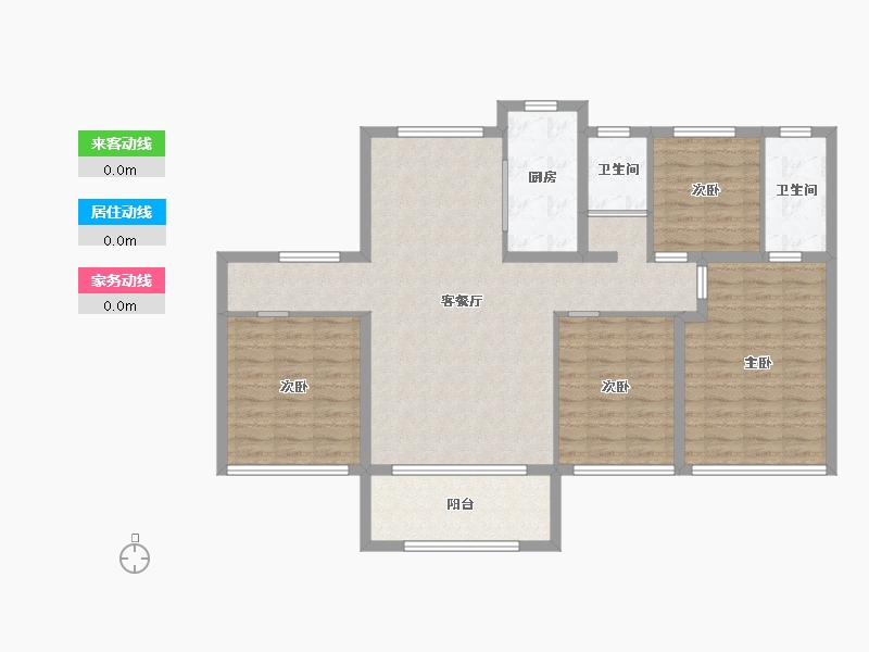 河南省-周口市-碧桂园颐和云著-112.01-户型库-动静线