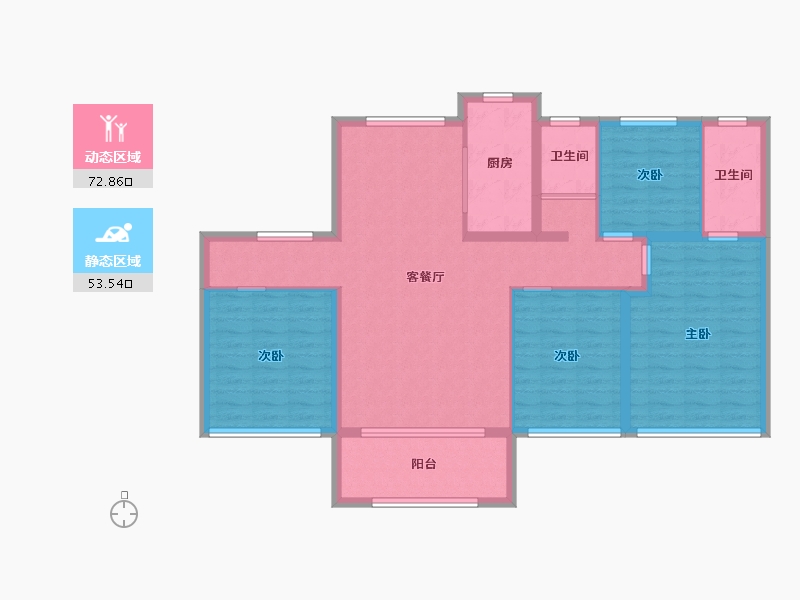 河南省-周口市-碧桂园颐和云著-112.01-户型库-动静分区