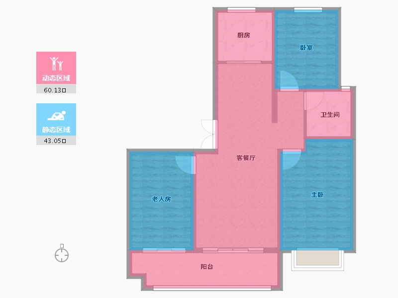 山东省-临沂市-房源·金域樾府-92.80-户型库-动静分区