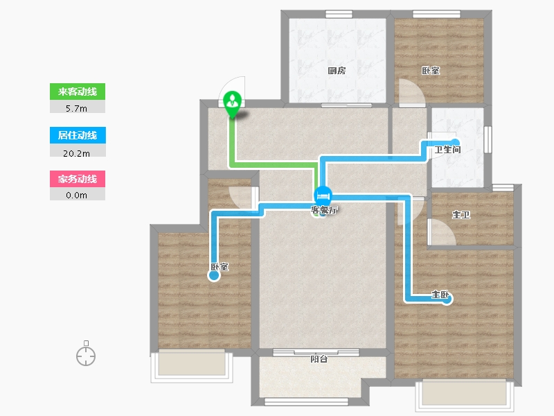 山东省-泰安市-特钢西区-103.20-户型库-动静线