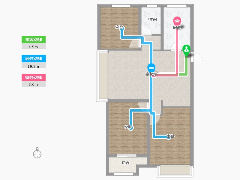 山东省-泰安市-特钢西区-93.60-户型库-动静线