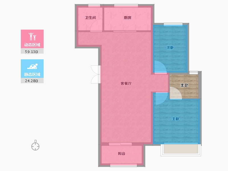 山东省-泰安市-特钢西区-80.01-户型库-动静分区