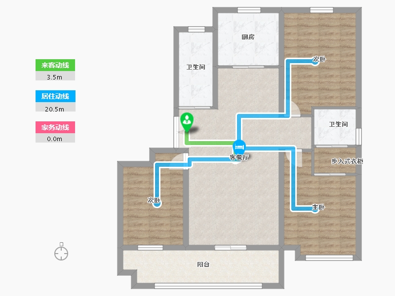 山东省-日照市-德瑞水悦华庭-102.50-户型库-动静线