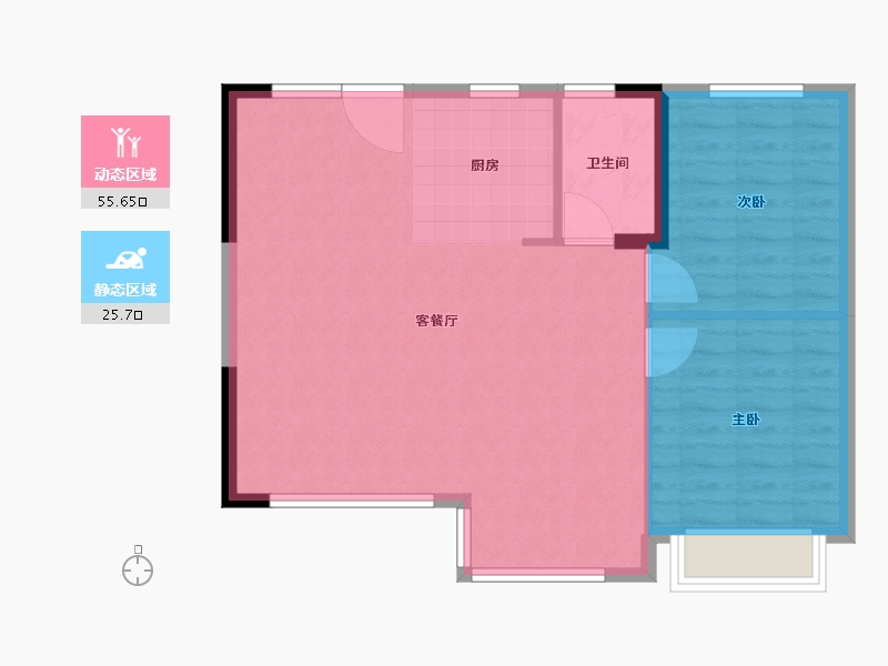 福建省-厦门市-融信厦门世纪-75.20-户型库-动静分区