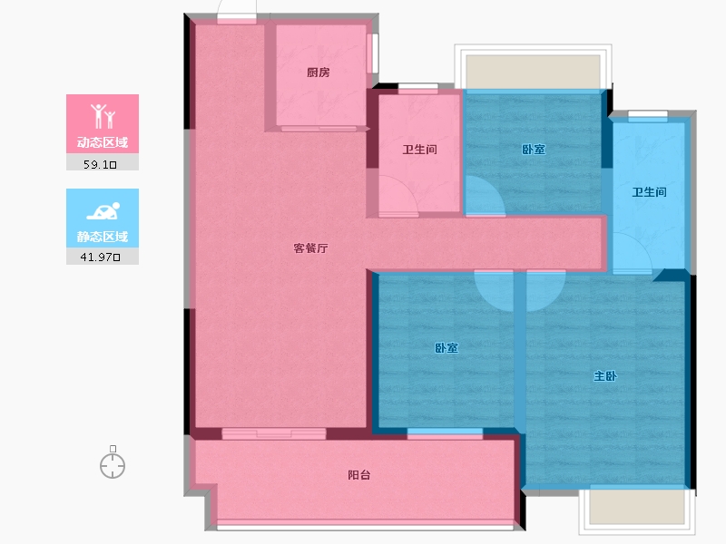 河南省-信阳市-升华翡翠城品-90.00-户型库-动静分区