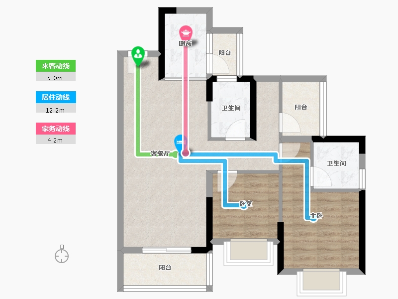 广东省-佛山市-信业悦容台-68.01-户型库-动静线