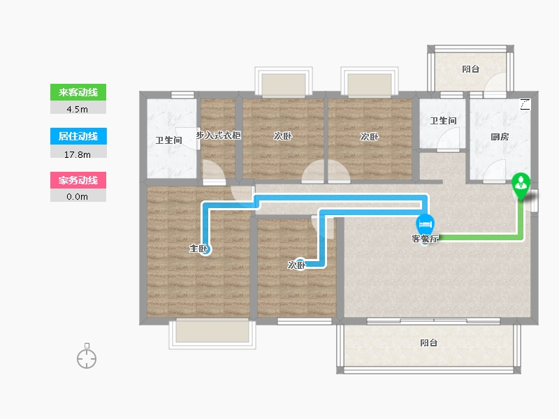 广西壮族自治区-南宁市-光明城市四期-107.75-户型库-动静线