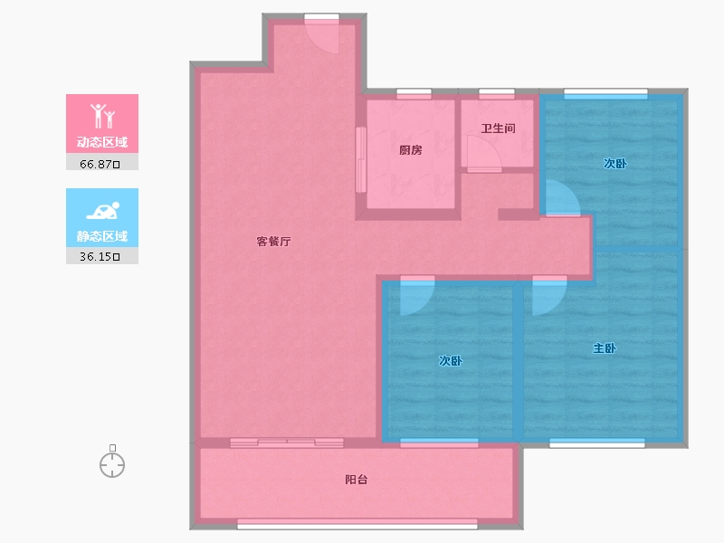 山东省-菏泽市-西城一品-92.00-户型库-动静分区