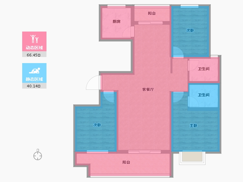 山东省-临沂市-松鹤一品-94.11-户型库-动静分区