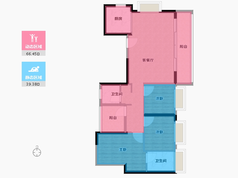 广东省-广州市-美的江上法启-95.01-户型库-动静分区