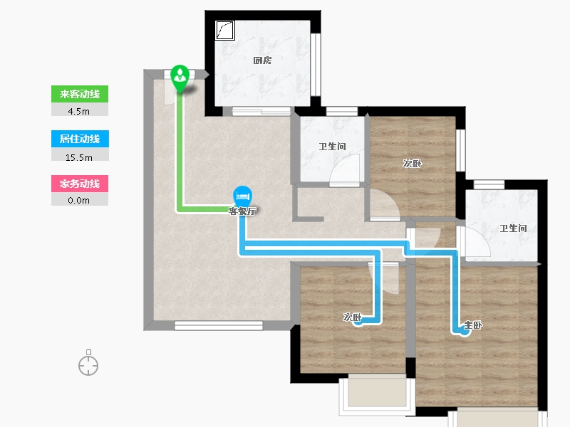 四川省-眉山市-天府万达广场-100.00-户型库-动静线