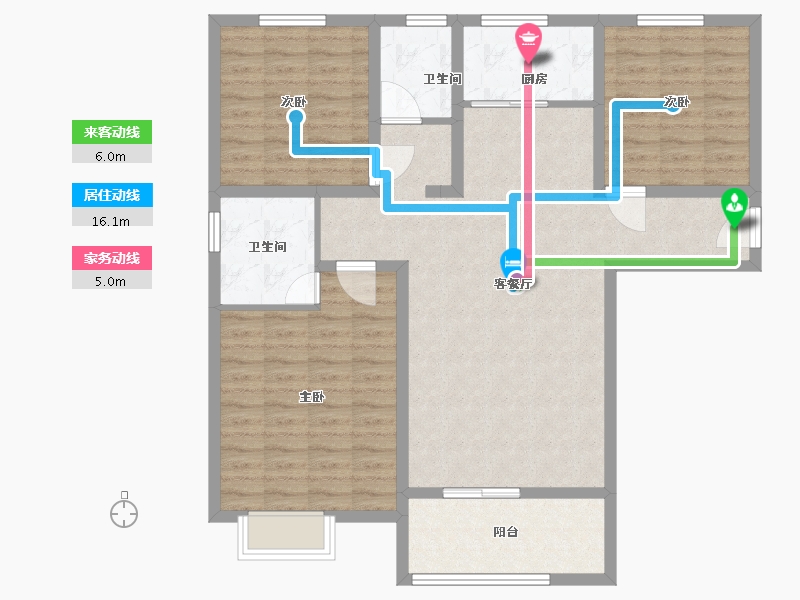 河南省-新乡市-望族水岸-108.00-户型库-动静线