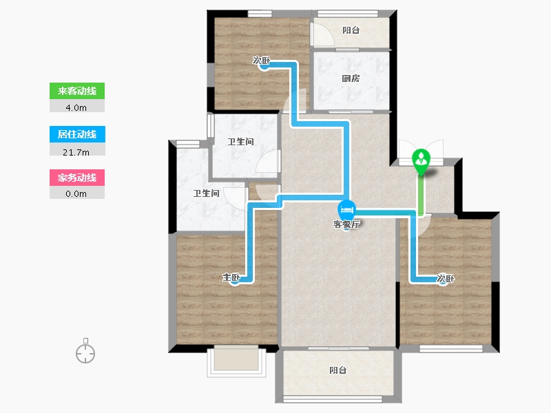 河南省-洛阳市-君河湾-96.00-户型库-动静线