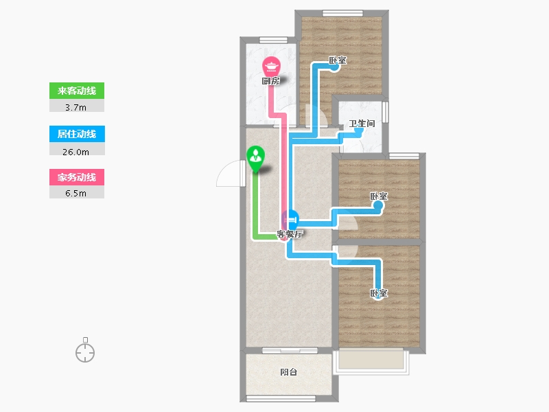 河南省-漯河市-​城投昌建锦绣城-81.60-户型库-动静线