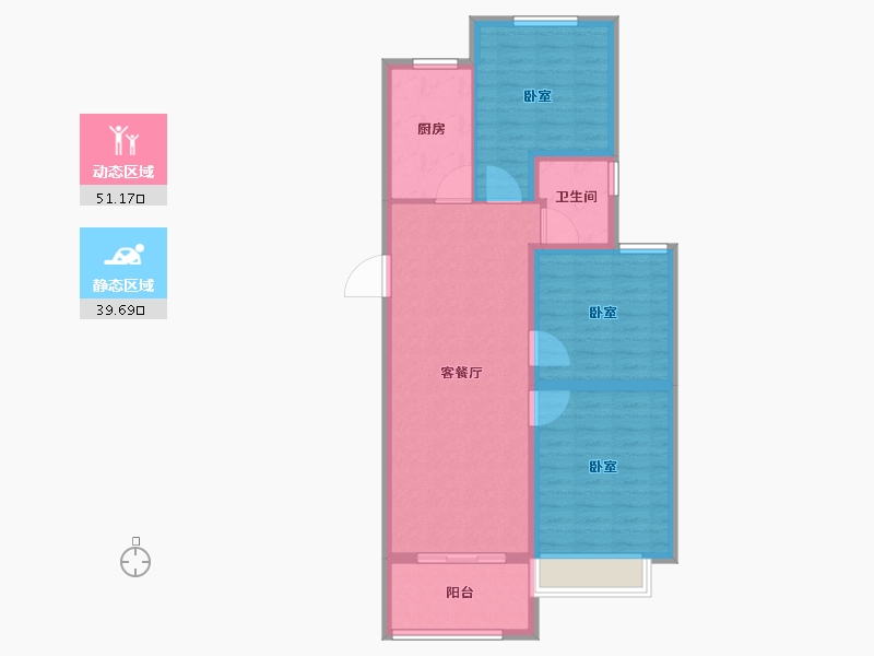 河南省-漯河市-​城投昌建锦绣城-81.60-户型库-动静分区