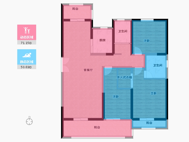 河南省-安阳市-久巢阿丽拉花园-108.00-户型库-动静分区