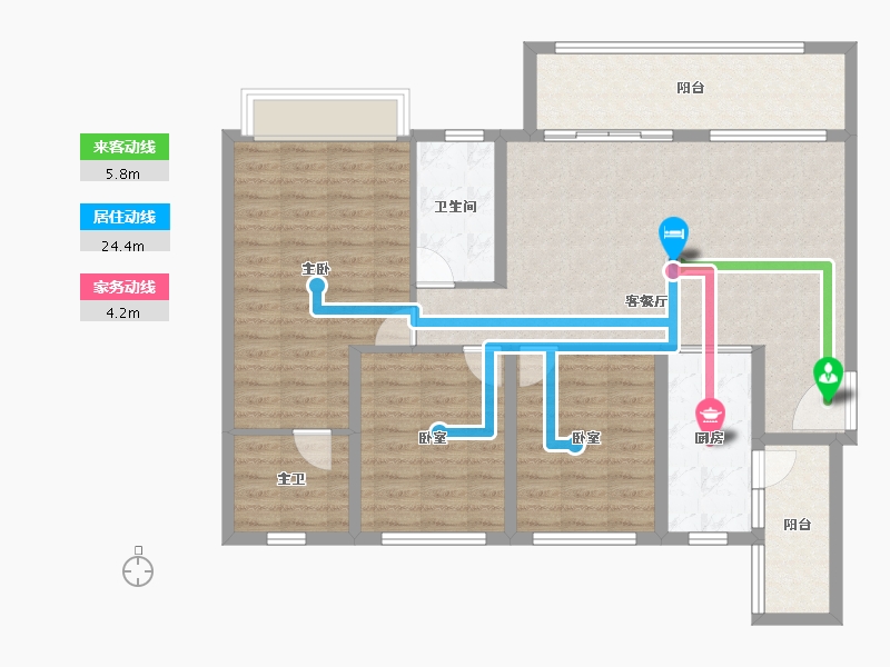 贵州省-黔南布依族苗族自治州-清鸥教育天地-107.93-户型库-动静线