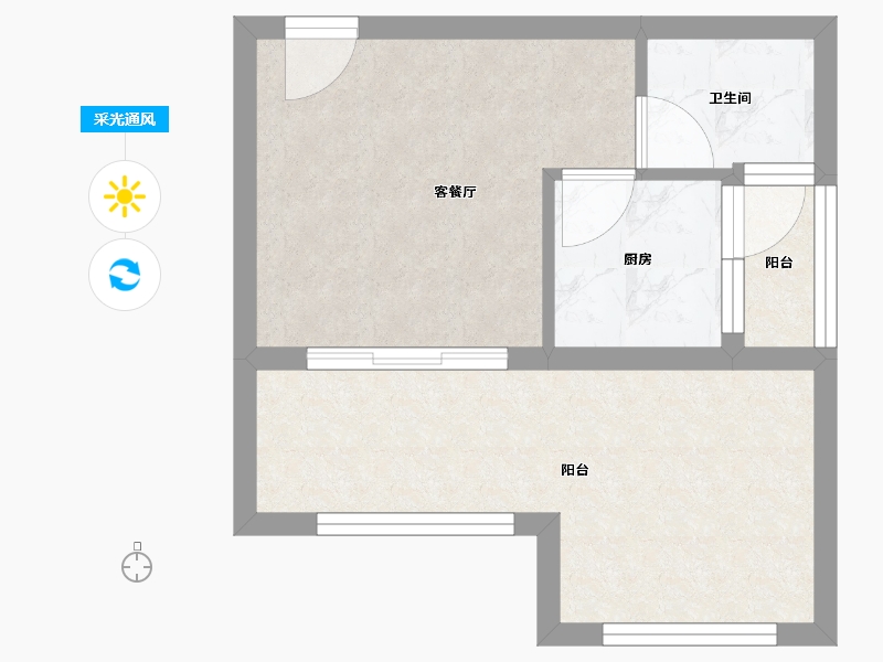 贵州省-遵义市-凤栖伴山主题公园-32.95-户型库-采光通风