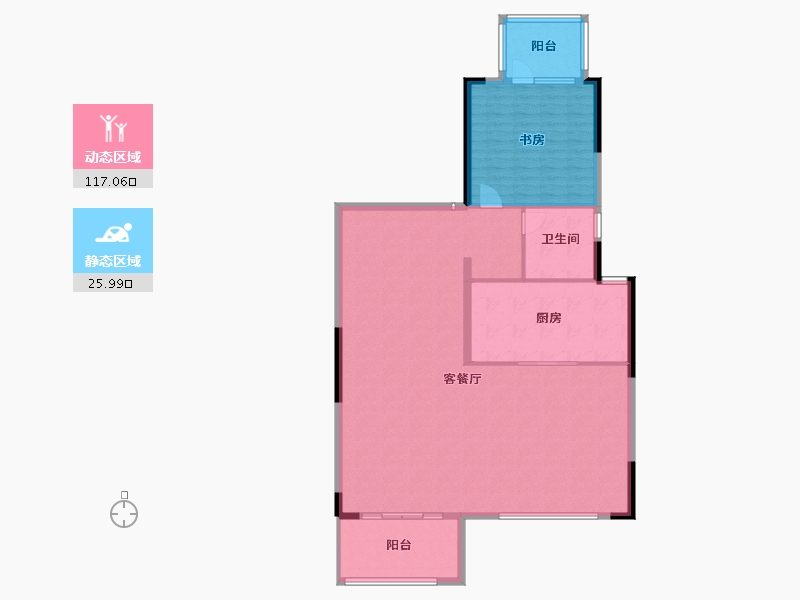 上海-上海市-中建壹府澜庭-133.00-户型库-动静分区