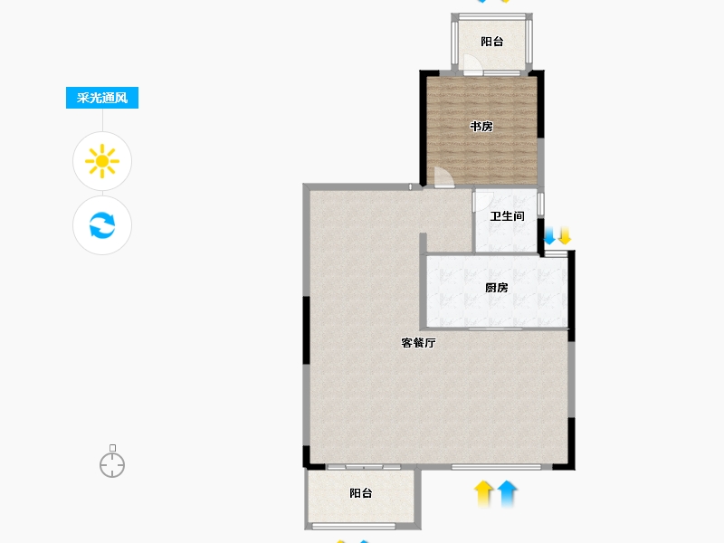 上海-上海市-中建壹府澜庭-133.00-户型库-采光通风