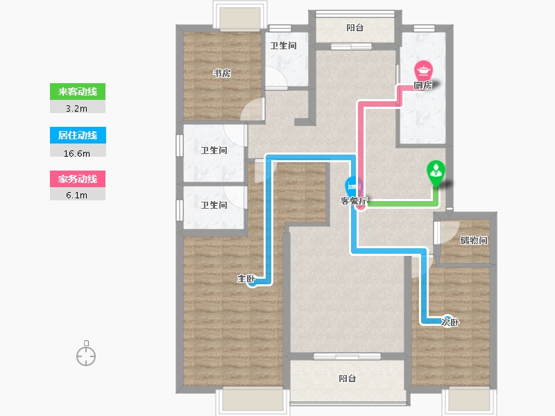 安徽省-池州市-香樟里那水岸-116.12-户型库-动静线