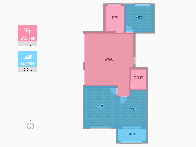 河北省-石家庄市-诚园-79.02-户型库-动静分区