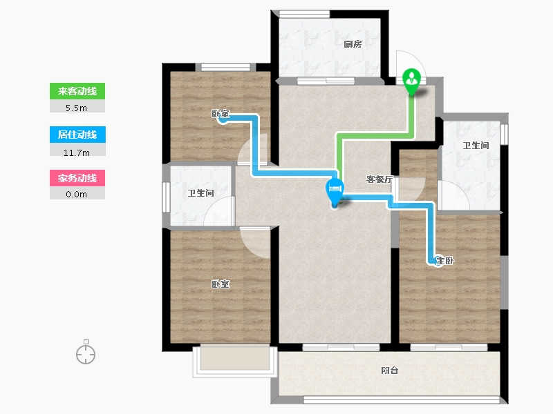 河南省-漯河市-​城投昌建锦绣城-96.81-户型库-动静线