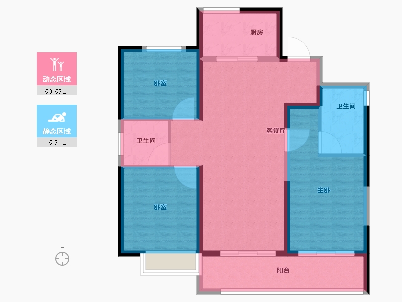 河南省-漯河市-​城投昌建锦绣城-96.81-户型库-动静分区