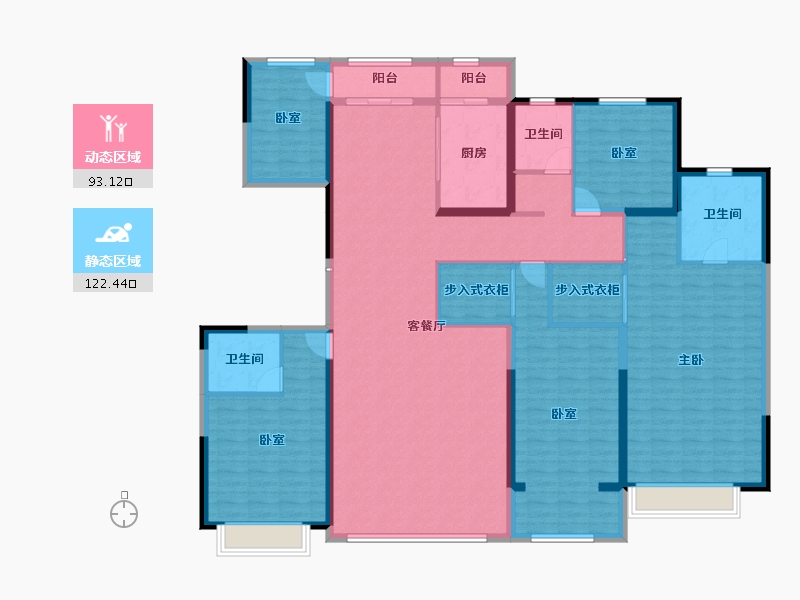 河北省-衡水市-铂悦府-196.62-户型库-动静分区