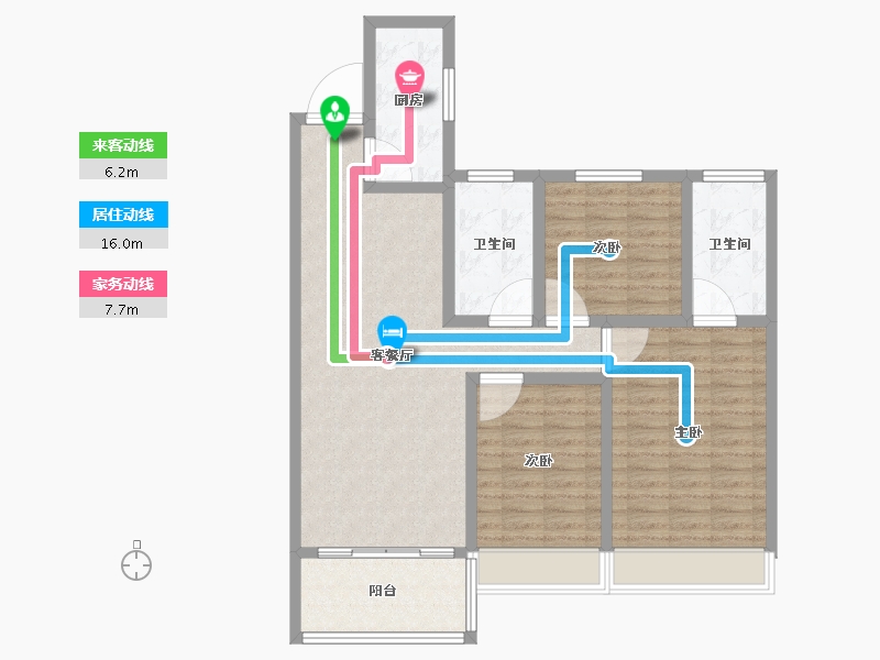 河南省-漯河市-​汇丰金江学府-98.40-户型库-动静线