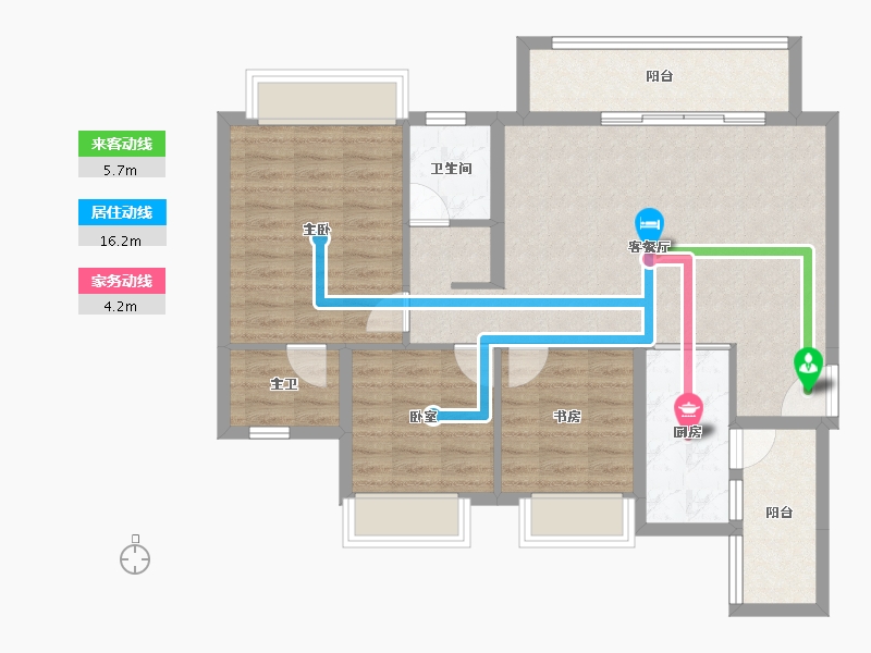 贵州省-黔南布依族苗族自治州-清鸥教育天地-89.47-户型库-动静线