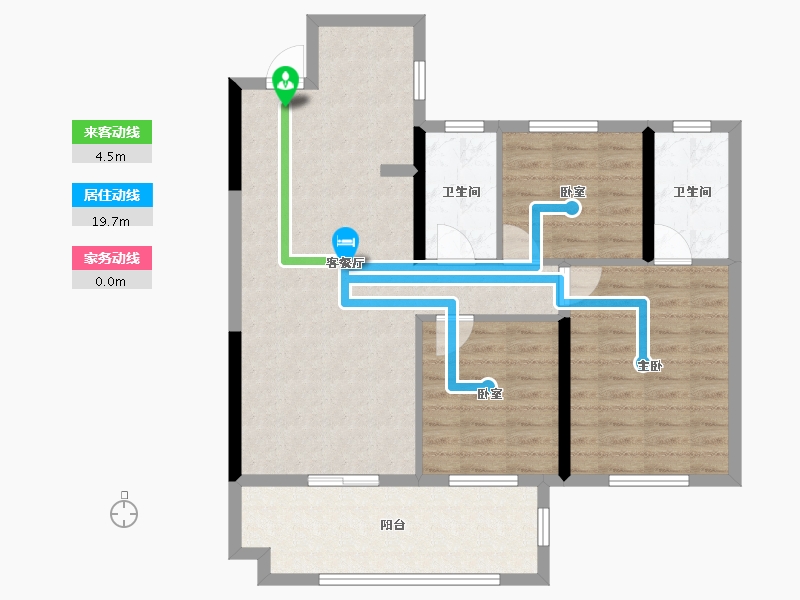 湖北省-黄冈市-润嘉·阳光城-87.13-户型库-动静线