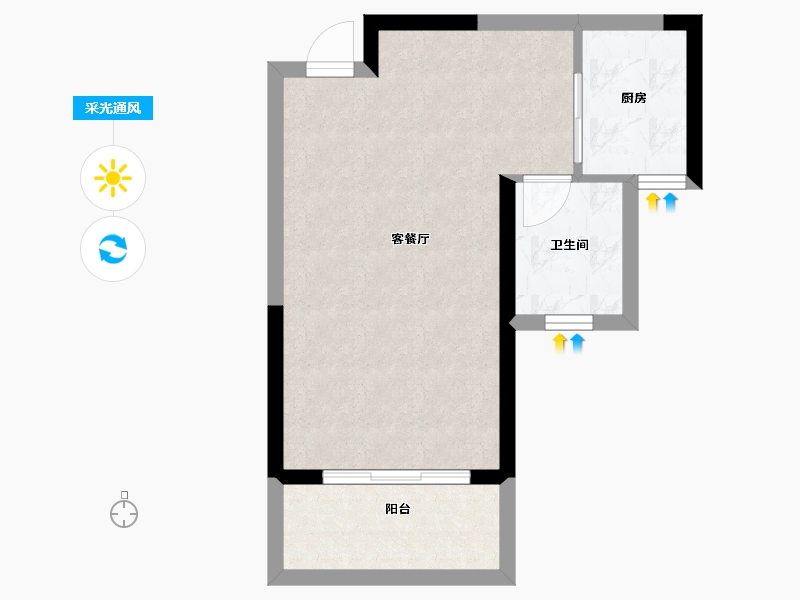 湖北省-黄冈市-武汉恒大国际旅游城-42.04-户型库-采光通风