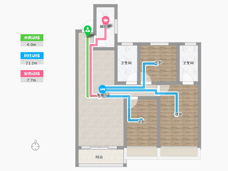 河南省-漯河市-​汇丰金江学府-91.21-户型库-动静线